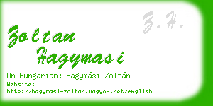 zoltan hagymasi business card